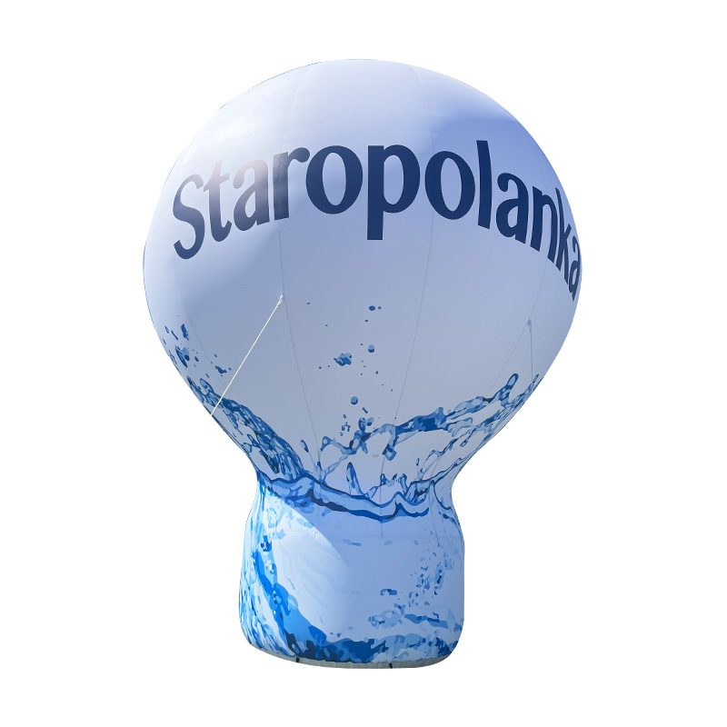 balon wentylatorowy biały z logo staropolanka