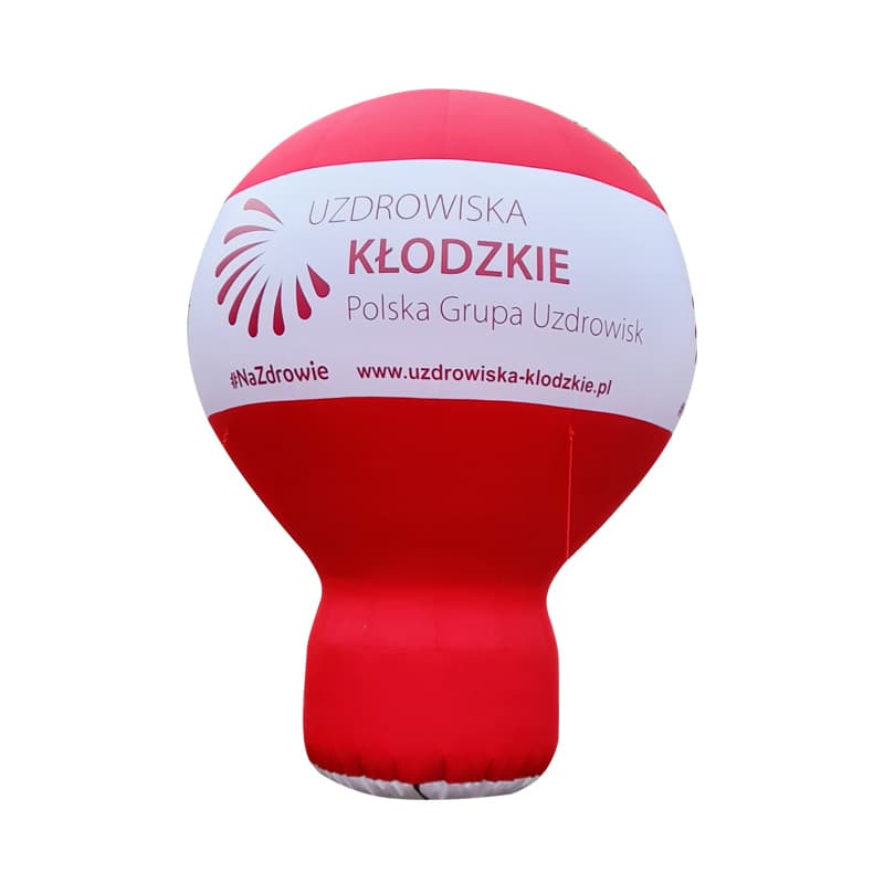 Balon reklamowy z nadrukiem 3m z talią Pneumatyczny Wentylatorowy Producent