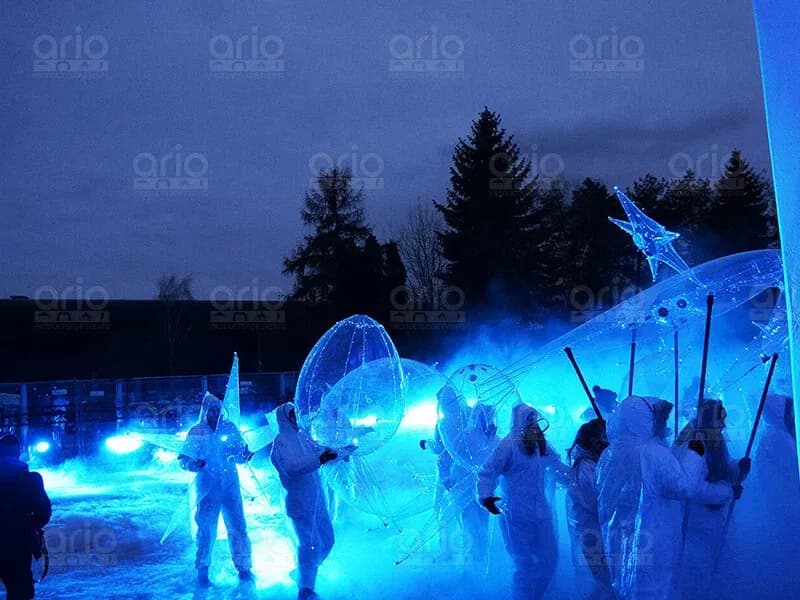Balony 3D w kształcie zwierząt morskich na Weekend Otwarcia Europejskiej Stolicy Kultury Wrocław 2016 – ujęcie 2