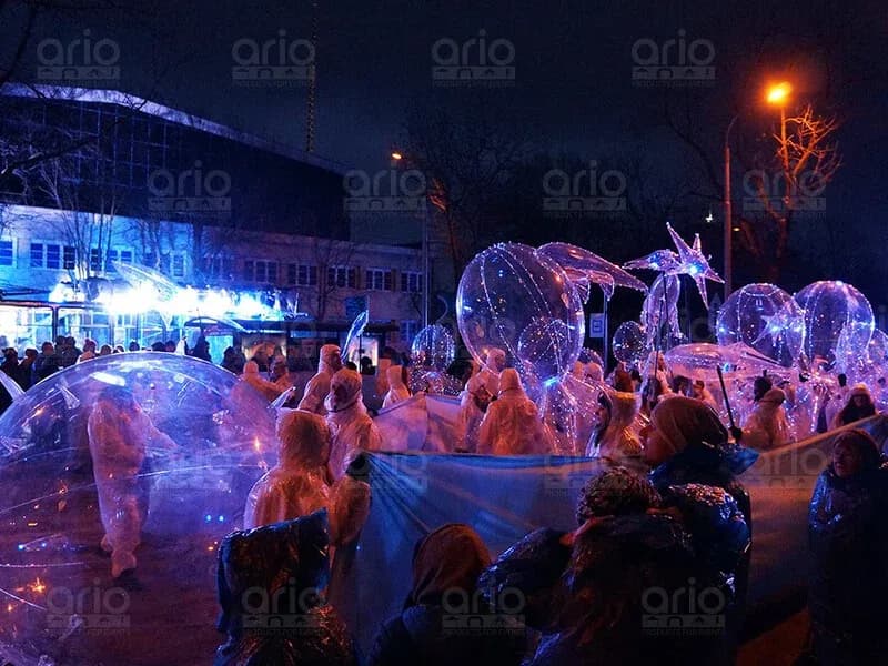 Balony 3D w kształcie zwierząt morskich na Weekend Otwarcia Europejskiej Stolicy Kultury Wrocław 2016 – ujęcie 6