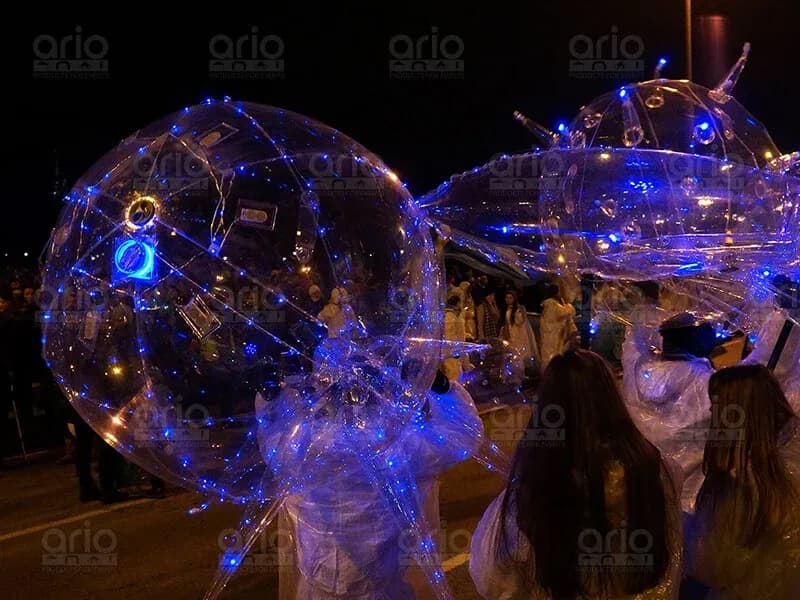 Balony 3D w kształcie zwierząt morskich na Weekend Otwarcia Europejskiej Stolicy Kultury Wrocław 2016 – ujęcie 7