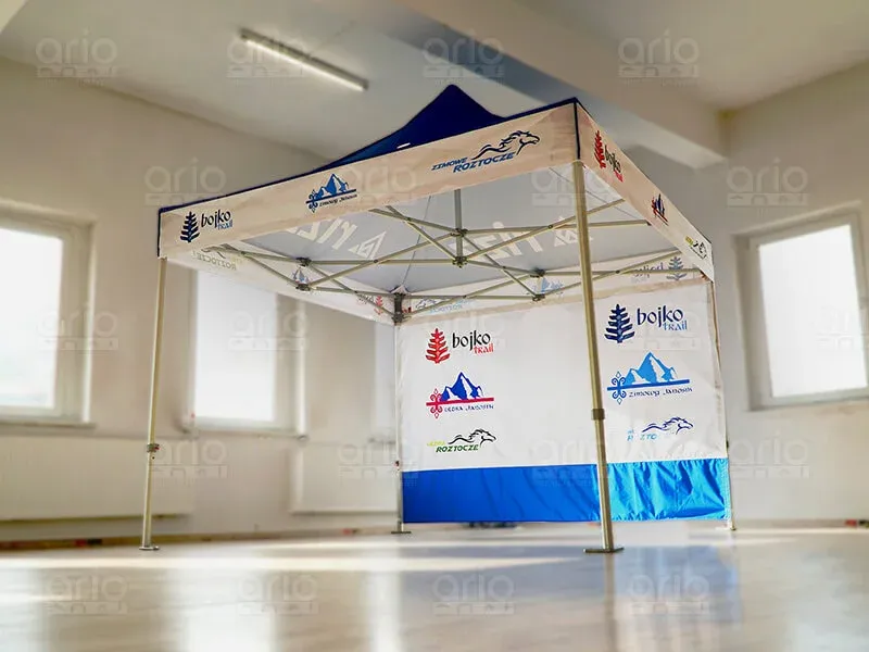 Namiot stelażowy 3x3m z nadrukiem