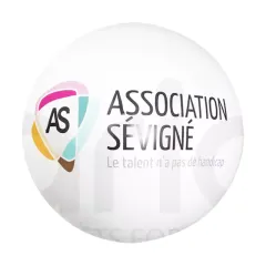 kula reklamowa pneumatyczna z nadrukiem logo association sevigne