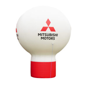 balon pneumatyczny wentylatorowy z logo Mistsubishi Motors