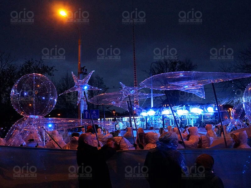 Balony nietypowe 3D pneumatyczne zwierzęta morskie podczas ESK Wrocław 2016