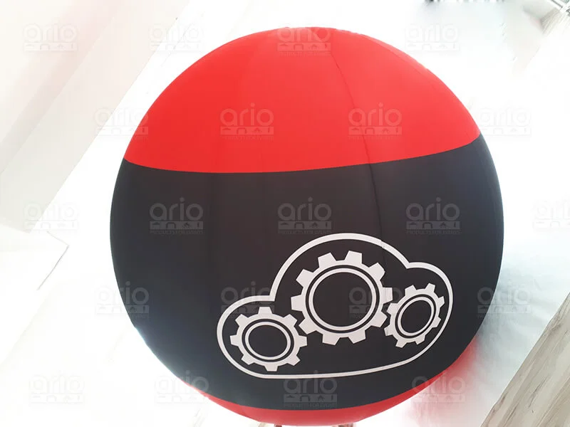 duża kula reklamowa stałociśnieniowa z nadrukiem na całej powierzchni Duża kula pneumatyczna stałociśnieniowa z nadrukiem na całej powierzchni