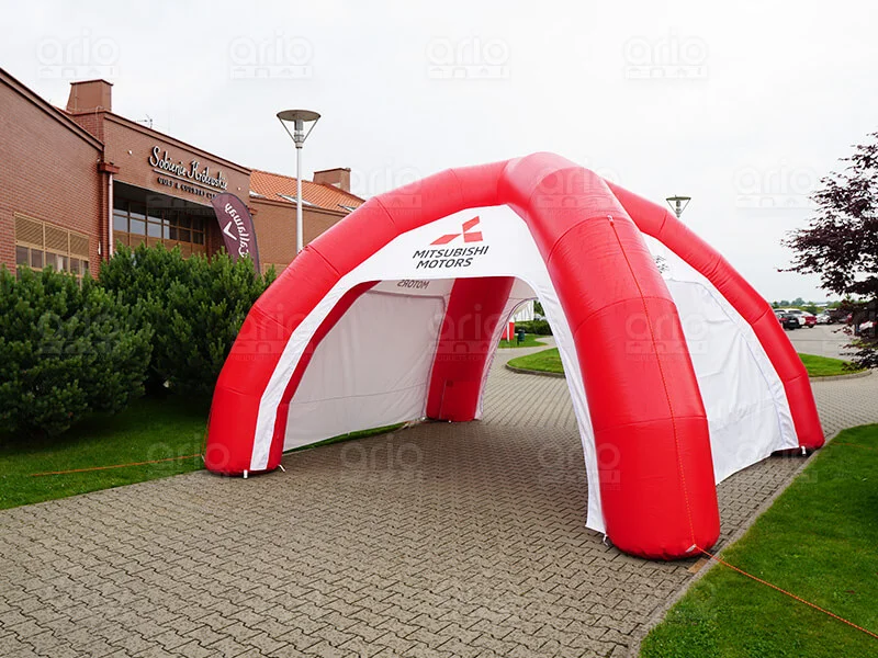 Namioty Pneumatyczne wentylatorowe z nadrukiem Mitsubishi Motors namioty pneumatyczne na wentylator z nadrukiem Mitsubishi Motors