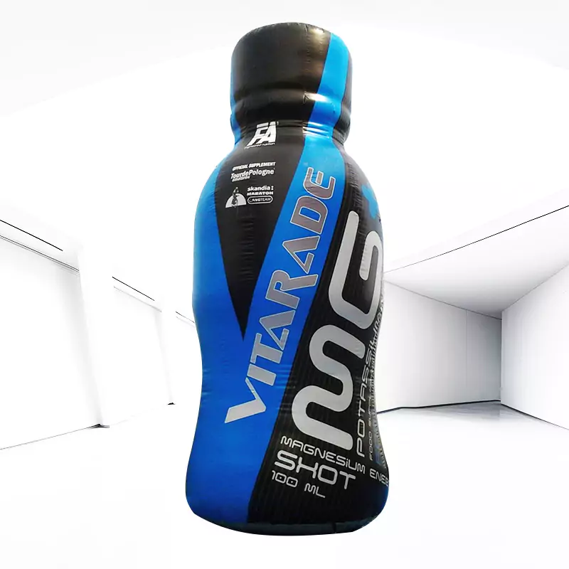 butelka stałociśnieniowa pneumatyczna z nadrukiem reklamowym VitaRade MG Shot
