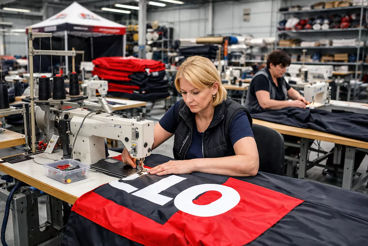 Szwalnia reklamy pneumatycznej Ario Event