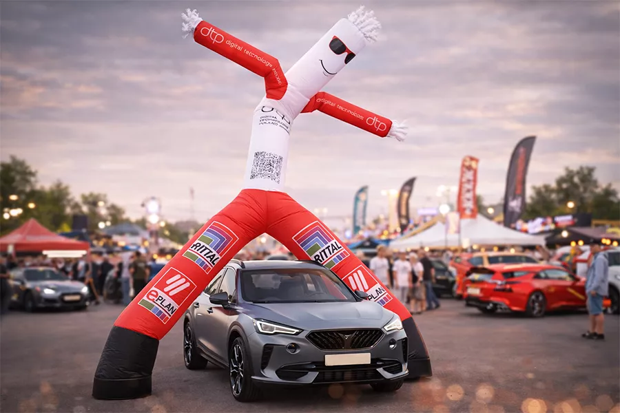 Chwieje reklamowe ARIO – airdancer / windyman z nadrukiem