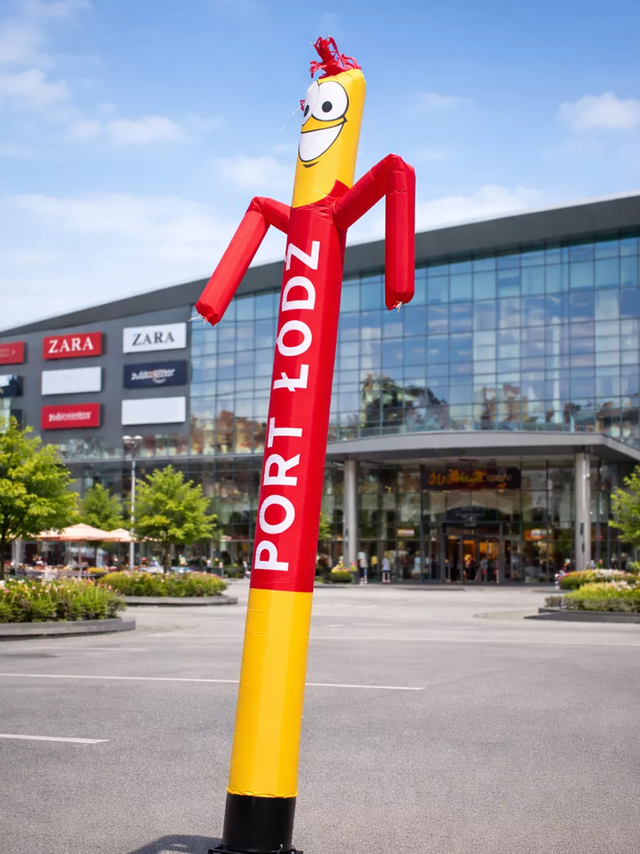 Chwiej reklamowy airdancer – przykład realizacji w podanym budżecie