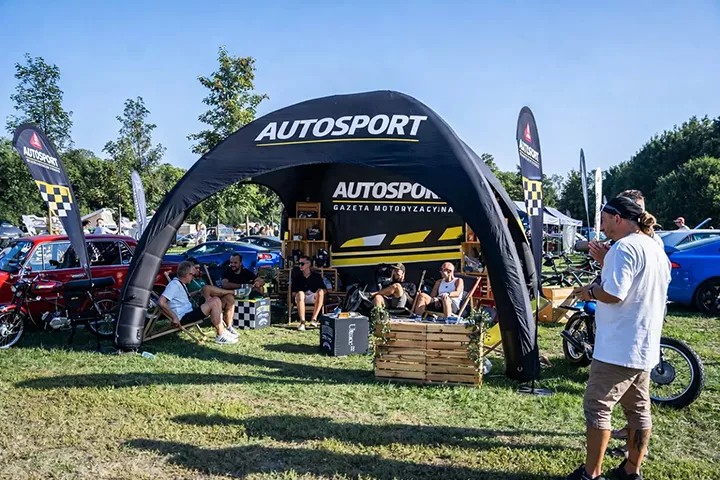 namiot stałociśnieniowy autosport